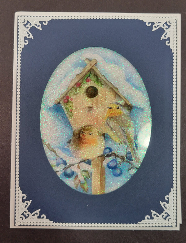 Winter Feathered Friends Vintage Hue Acetate