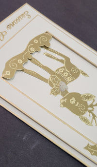 Holiday Bambi Outline Sticker  3752