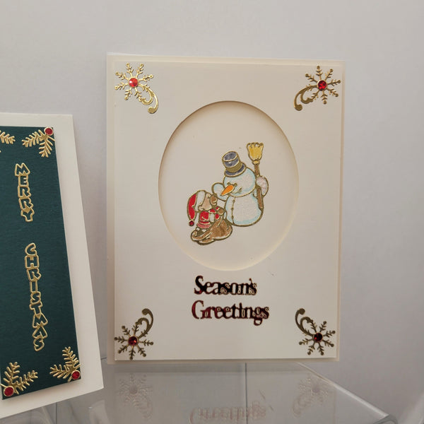 Christmas Bears Outline Sticker  DD7021