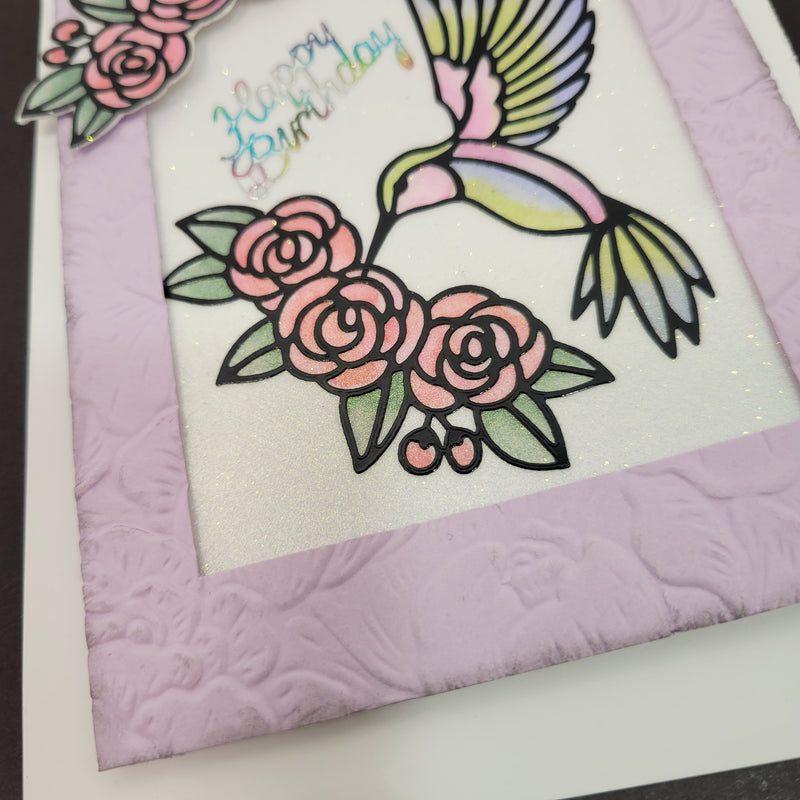 Hummingbirds Outline Sticker 4610 – Paper Crafting with STAMP ON IT