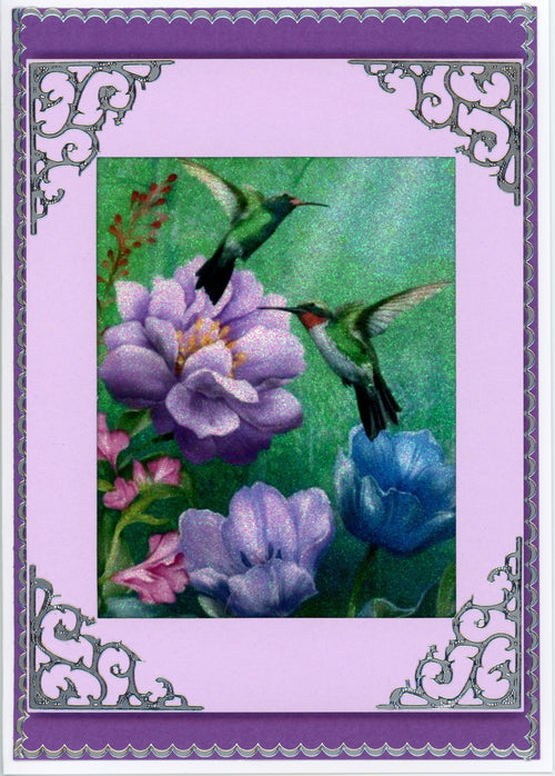 Hummingbirds 1, Vintage Hue Acetate