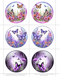 Joan's Butterfly Garden Vintage Hue Acetate