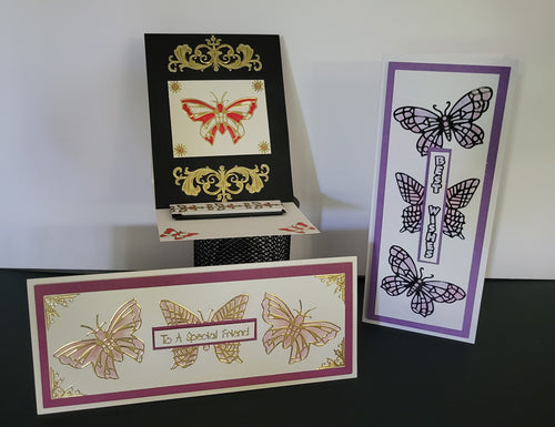 Large Butterflies Outline Sticker  1.255