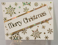 Elegant Christmas Greetings Outline Sticker  2601 (2122)