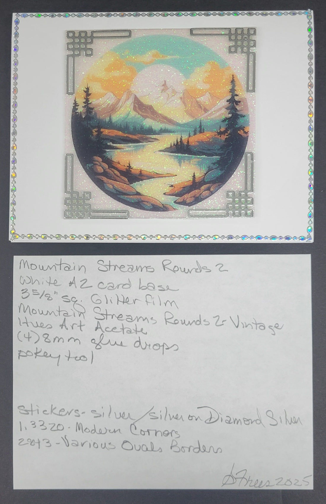 Mountain Streams Rounds 2, Vintage Hue Acetate