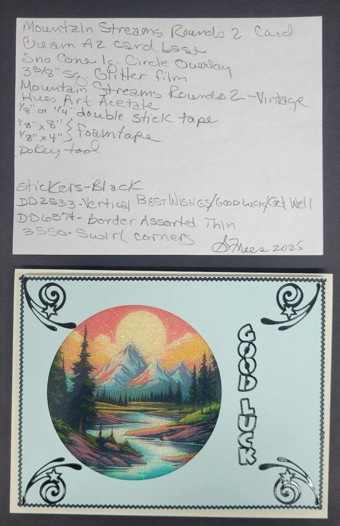 Mountain Streams Rounds 2, Vintage Hue Acetate