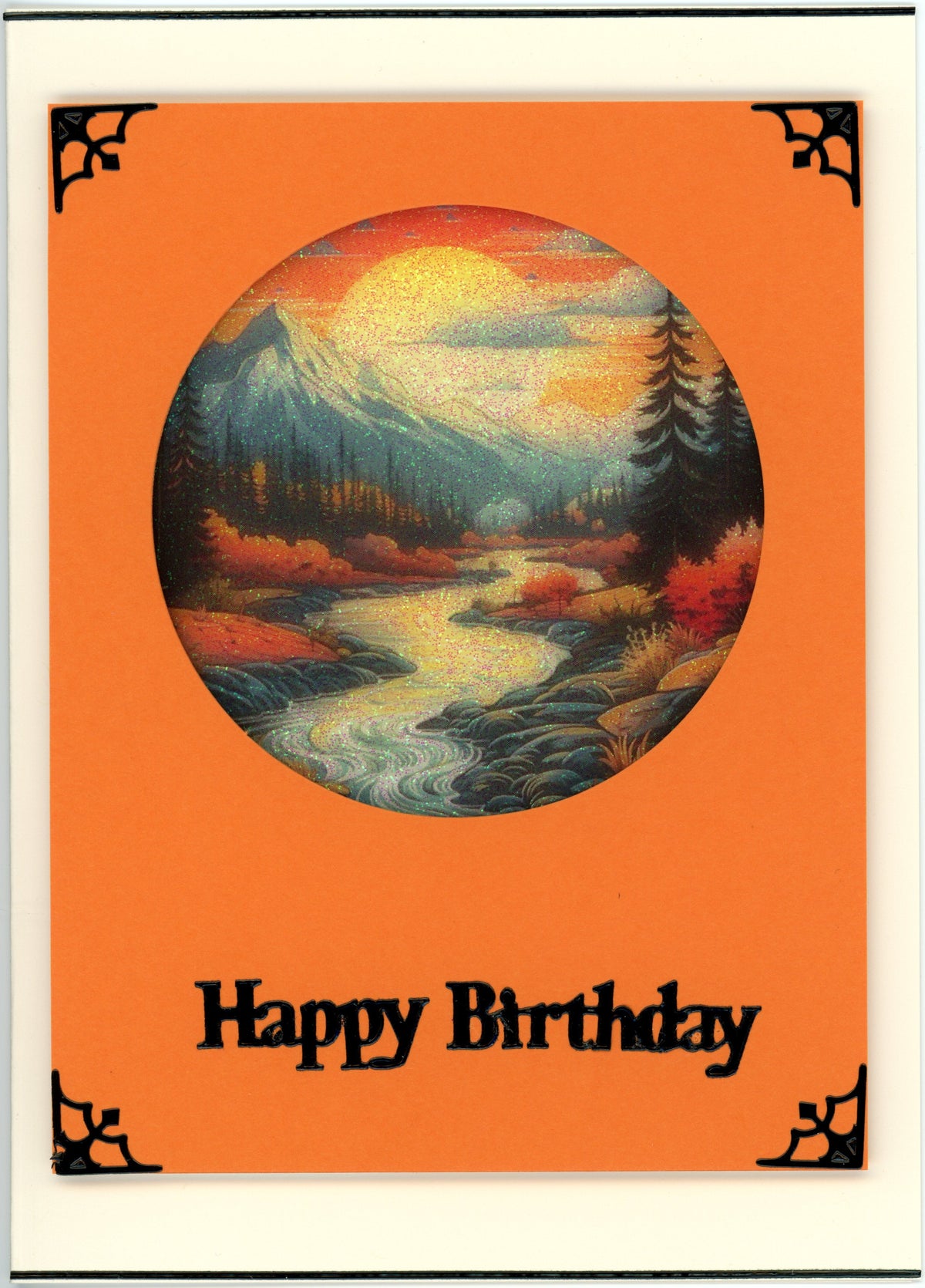 GlitterFilm and Vintage Hue 4 Card Kit Mtn. Streams Rounds 2