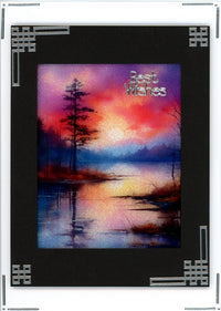 GlitterFilm and Vintage Hue 4 Card Kit Quiet Reflections