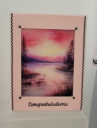 GlitterFilm and Vintage Hue 12 Card Kit Quiet Reflections