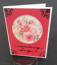 Rose Floral Rounds, Vintage Hue Acetate