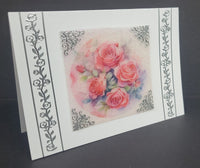 Rose Floral Rounds, Vintage Hue Acetate