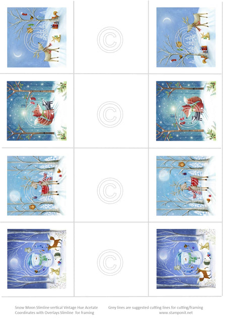 Snow Moon Slimline Vintage Hue Acetate