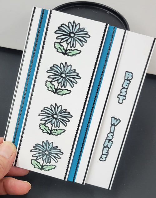 Spring Flowers Outline Sticker  1868