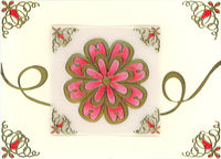 Stacked Daisy Outline Sticker  2273