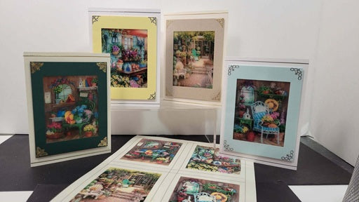 GlitterFilm and Vintage Hue 4 Card Kit The Garden Shop