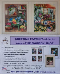 GlitterFilm and Vintage Hue 4 Card Kit The Garden Shop