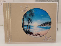 Tropical Beach Rounds Vintage Hue Acetate