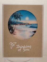 Tropical Beach Rounds Vintage Hue Acetate