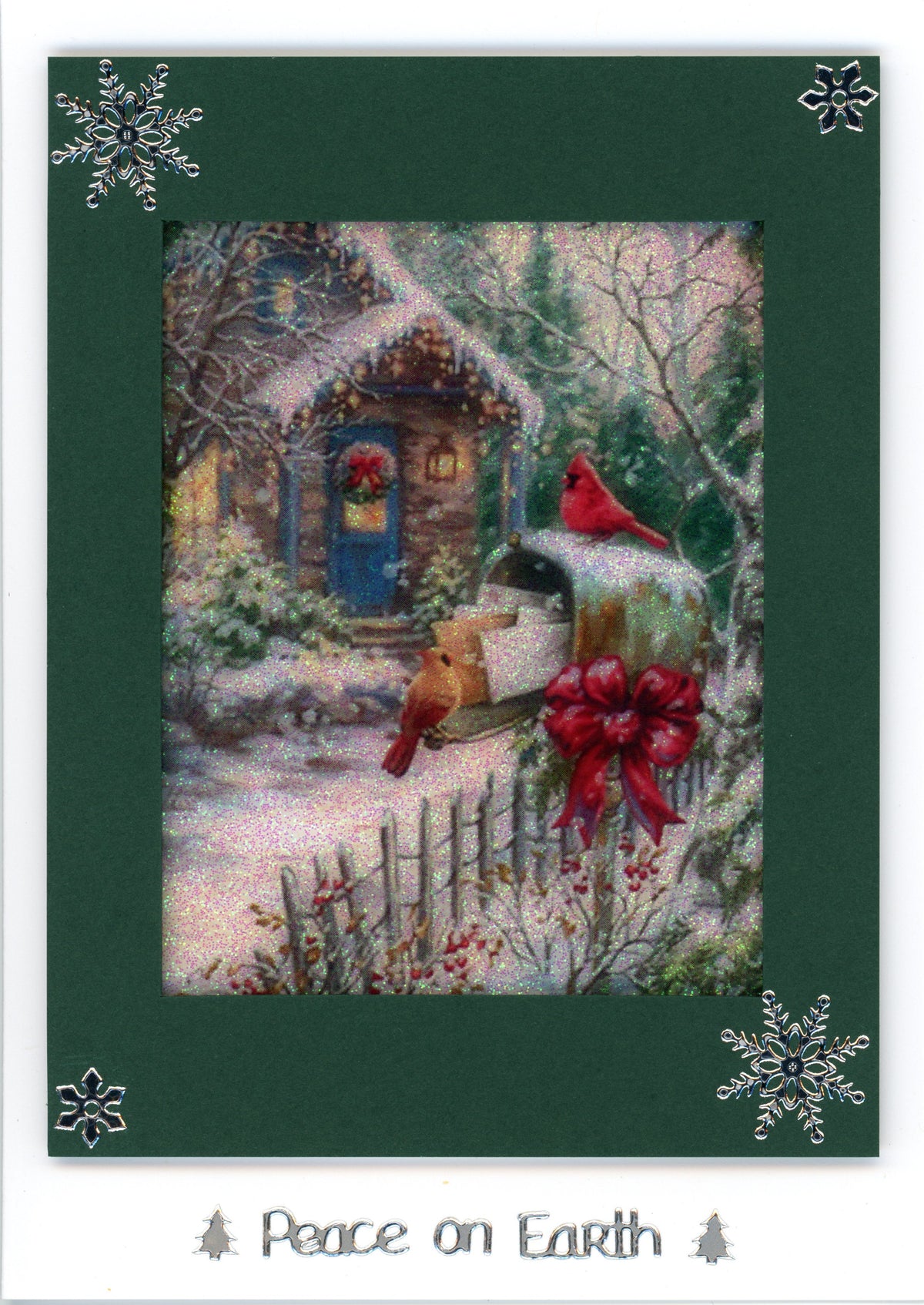 GlitterFilm and Vintage Hue 4 Card Kit Vintage Holidays