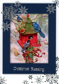 GlitterFilm and Vintage Hue 4 Card Kit Vintage Holidays