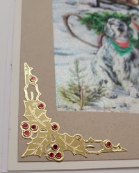 Vintage Dog Christmas Vintage Hue Acetate