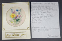 Wildflower Bouquet Squares, Vintage Hue Acetate