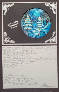 Thank You Various Outline Sticker DD2303