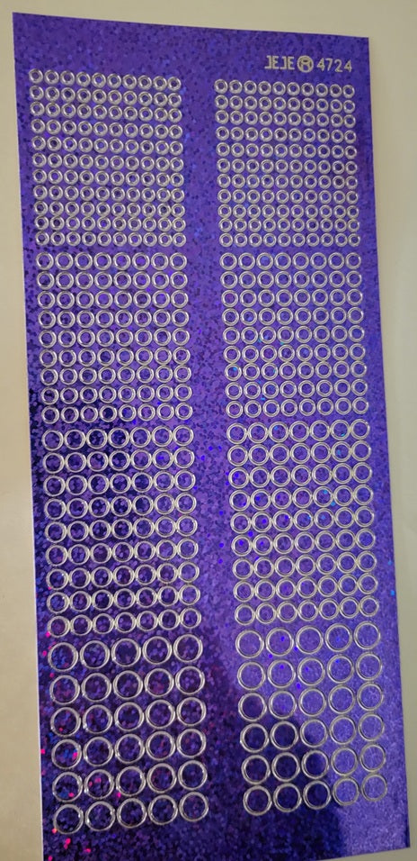 Pearls and Gems Dots Outline Sticker  4724