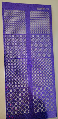 Pearls and Gems Dots Outline Sticker  4724
