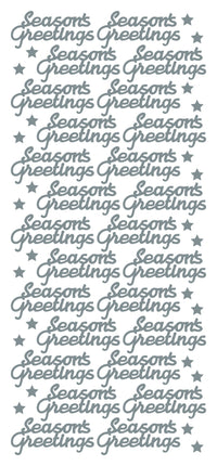 Season's Greetings Outline Sticker 1.101