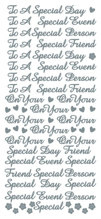 To A Special Friend Outline Sticker  1.665