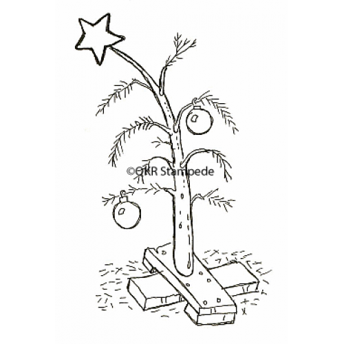 The Perfect Christmas Tree Stamp Q 12708 K