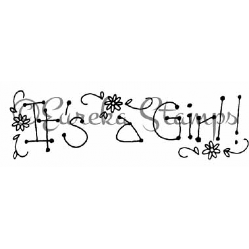It's a Girl Stamp  ES 15102C