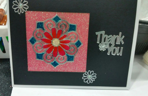 3D Medallion Outline Sticker  1923