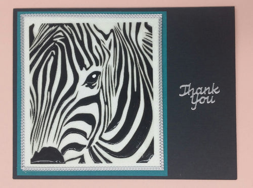 Zebra Art Acetate