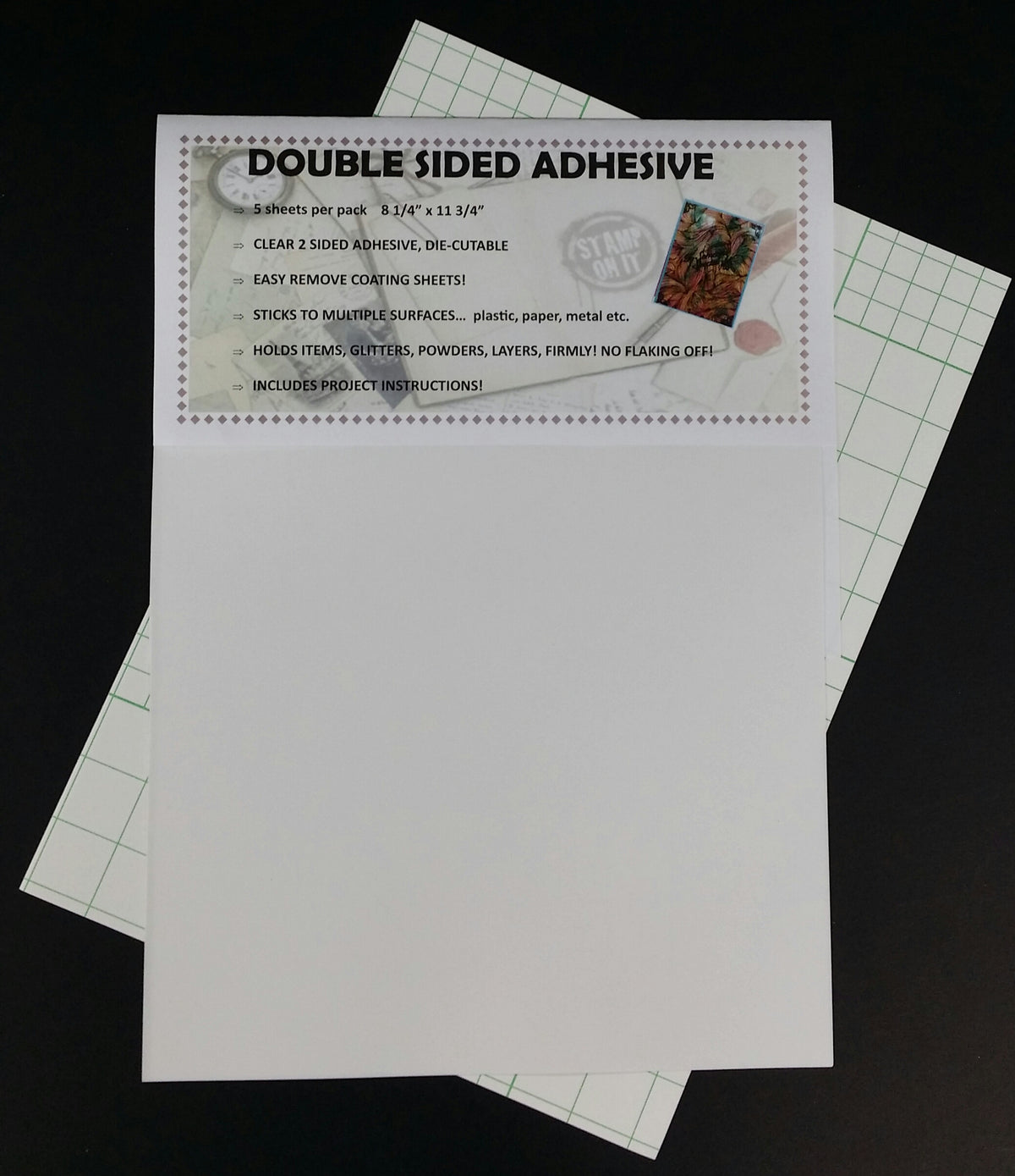 Adhesive Sheets, Dbl. sided (5)