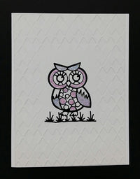Owls Outline Sticker  3445
