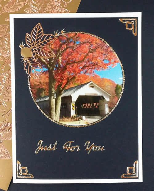 Autumn Leaves Outline Sticker  DD5455