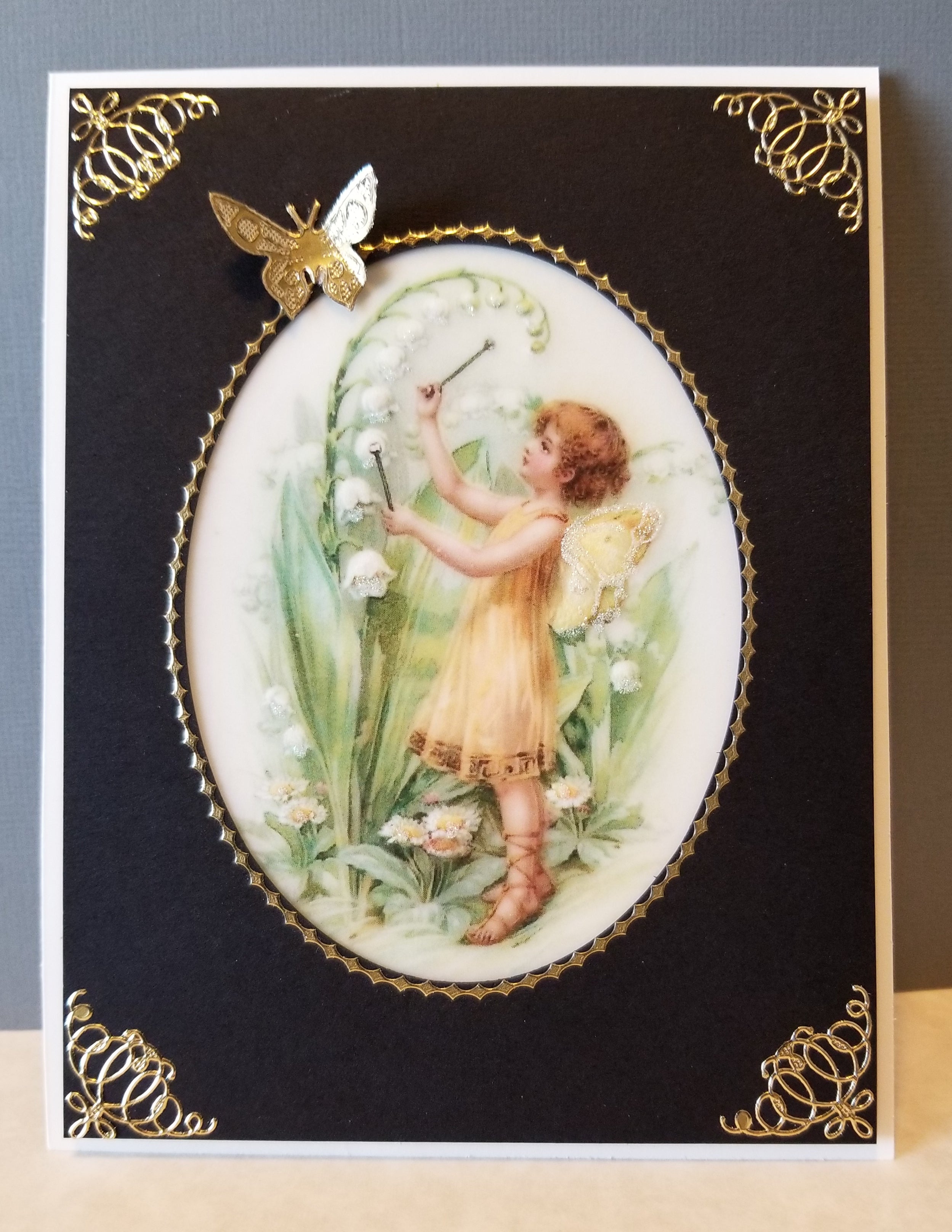 Vintage Hues Vellum Lily of the Valley Fairy – Paper Crafting with
