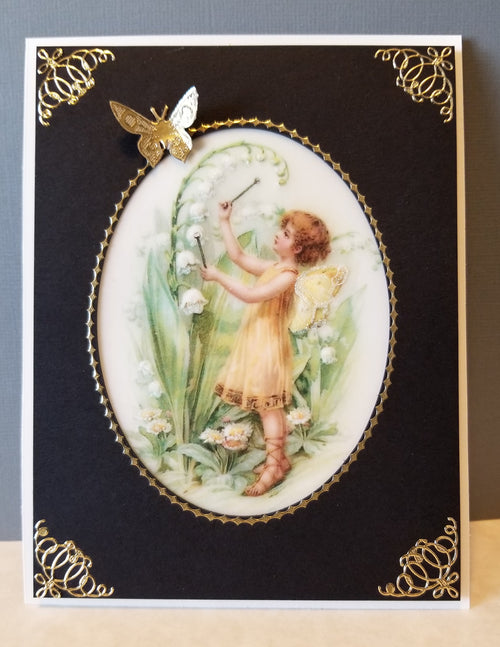 Vintage Hues Vellum Lily of the Valley Fairy