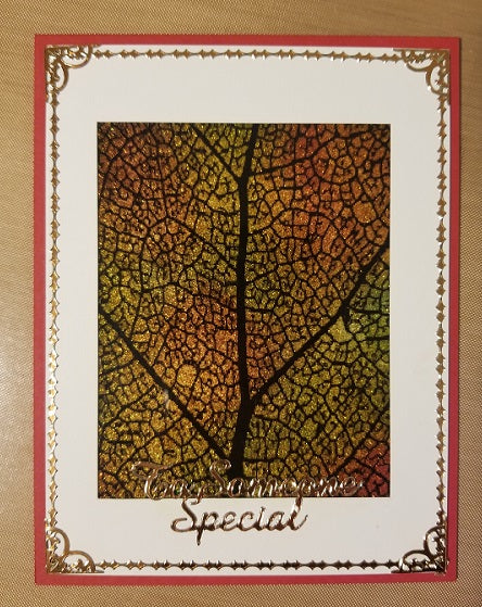 Leaf Veins Background Art Acetate