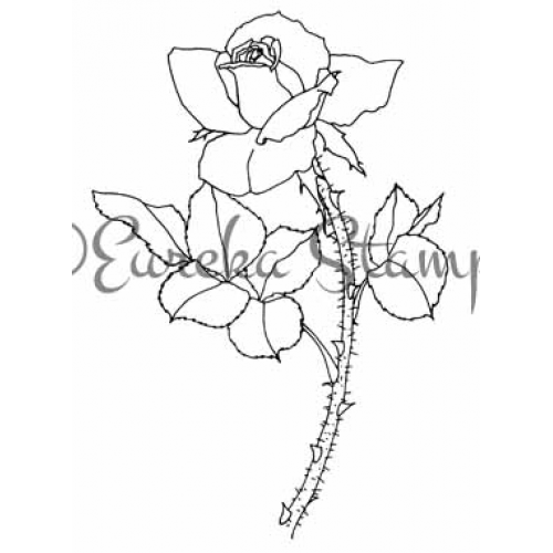 Rose Art Rubber Stamp  ES 20901L