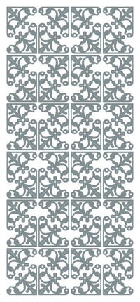 Small Decorative Corners Outline Sticker  3508