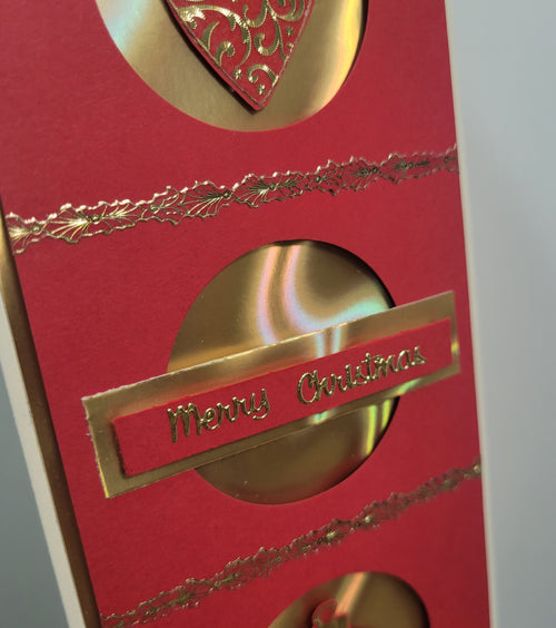 Merry Christmas, small Outline Sticker  3885