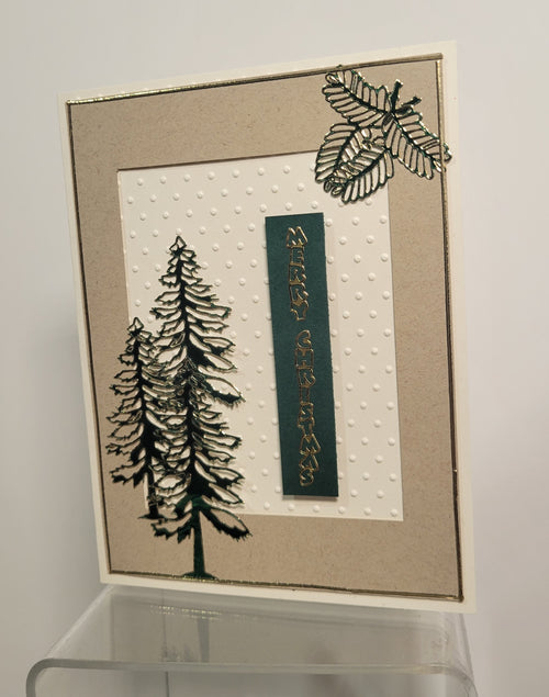 Fir Trees Outline Sticker  3787