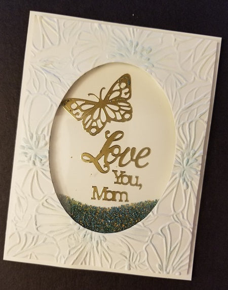 Mother's Day Floral Outline Sticker  3334