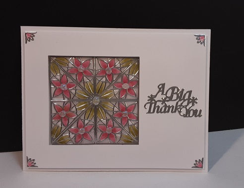 Corners Christmas Star Outline Sticker DD7094