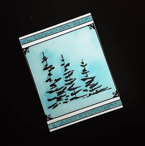 Small & Large lines Outline Sticker  1785