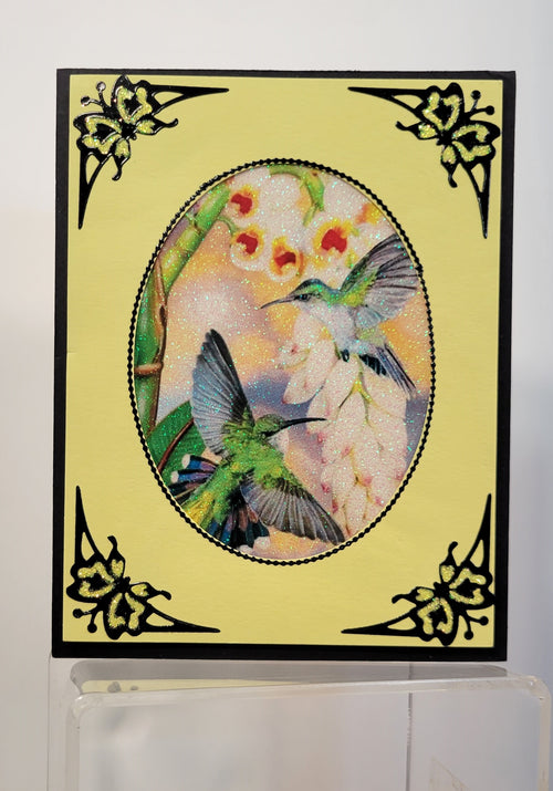 Hummingbirds 2, Vintage Hue Acetate