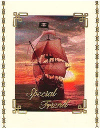 GlitterFilm & Vintage Hues 12 Card Kit Tall Ships